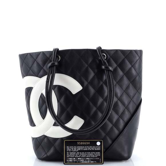 Chanel Cambon Tote Quilted Leather #205426C25B - Picture 2 of 9